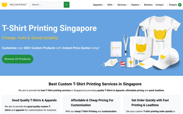 MEOWPRINT T SHIRT PRINTING